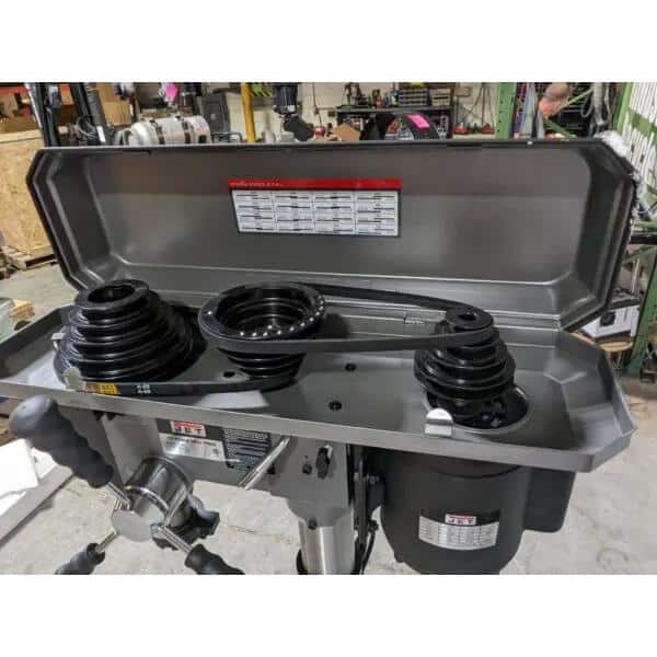 Jet 3/4 HP 15 in. Floor Standing Drill Press with Worklight, 16