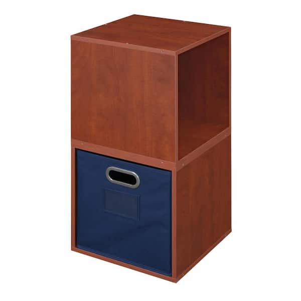 Regency 26 in. H x 13 in. W x 13 in. D Cherry Wood 3-Cube Organizer