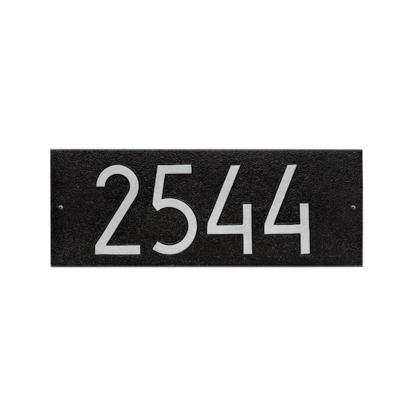 Whitehall Products Mid-Century Modern Rectangle Plaque, Standard Wall 1-Line