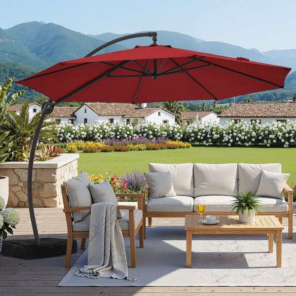 12 ft wide patio umbrella PURPLE LEAF 12ft Outdoor Square Umbrellas Large Cantilever Umbrella Windproof Offset Umbrellas Heavy Duty Sun Umbrella for Garden Deck Pool Patio, Beige : Patio, Lawn & Garden Since its launch in 2013 Outdoor Patio 9 ft x