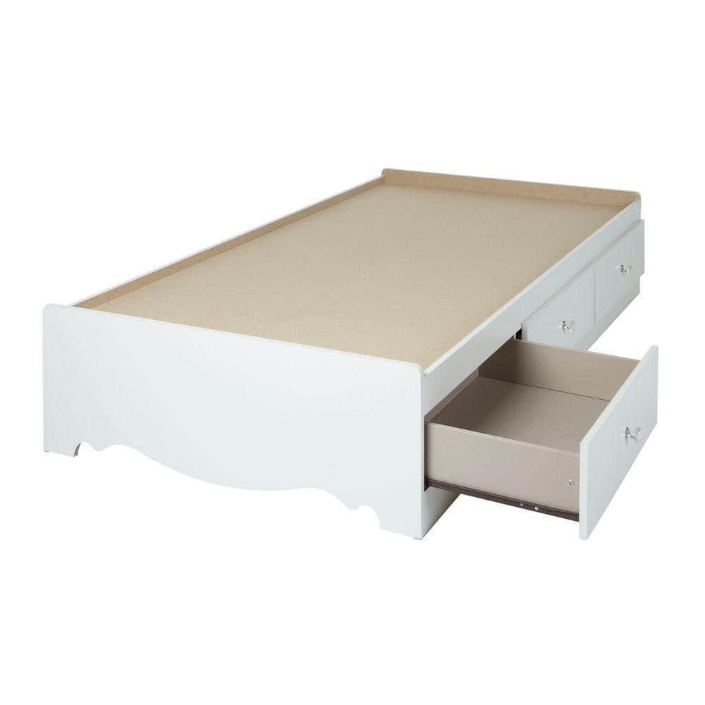 Crystal Twin Kids Storage Bed, Toddler Twin Bed With Drawers