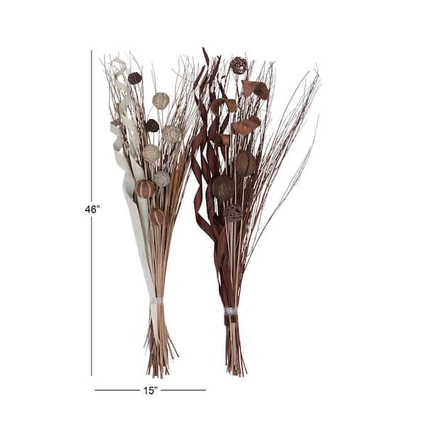 3pcs Pure natural dried plants christmas tree shape plants bunch decor  dried flower real natural christams flower