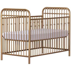 Monarch Hill Ivy Gold Metal Baby Crib