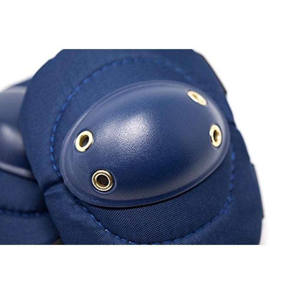 Safe Handler Elbow Pads Tough Cap Thick Foam Padding, Adjustable Elastic Straps in BlueBLSHES