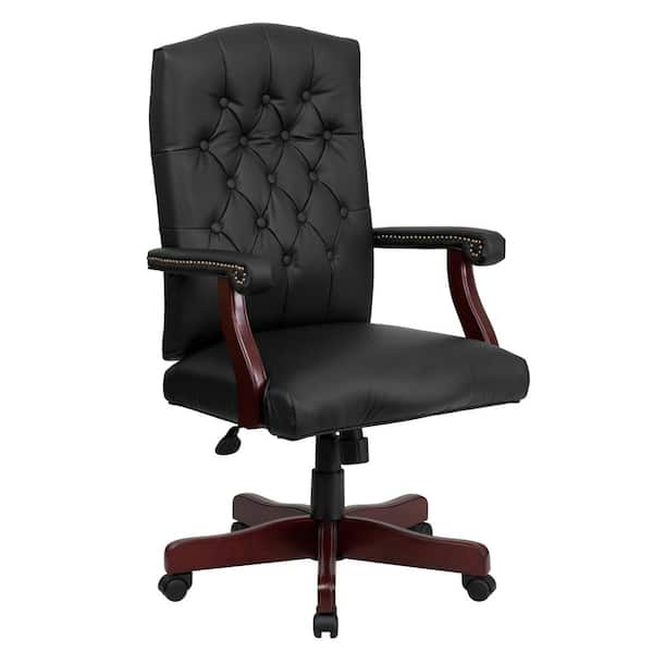 Flash Furniture Chambord Tufted Black Office Chair