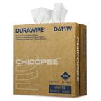 Durawipe Medium-Duty Industrial Wipers, 8.8 in. x 17 in., White, 110/Box, 12 Box/Carton