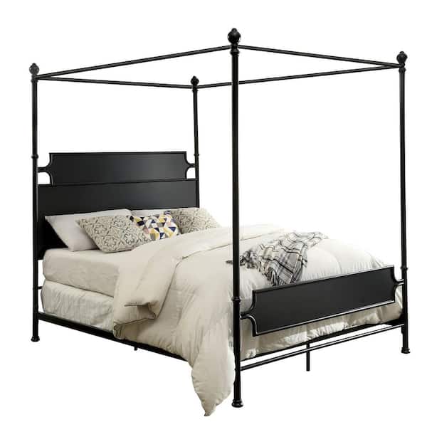 Beatrix King Bed in Dark Bronze Finish