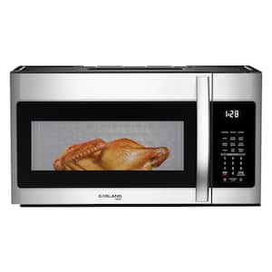 30 in. 1.9 cu. ft. Over-the-Range Microwave Oven in Stainless Steel with 13.5 in. Glass Turntable, 1000-Watts