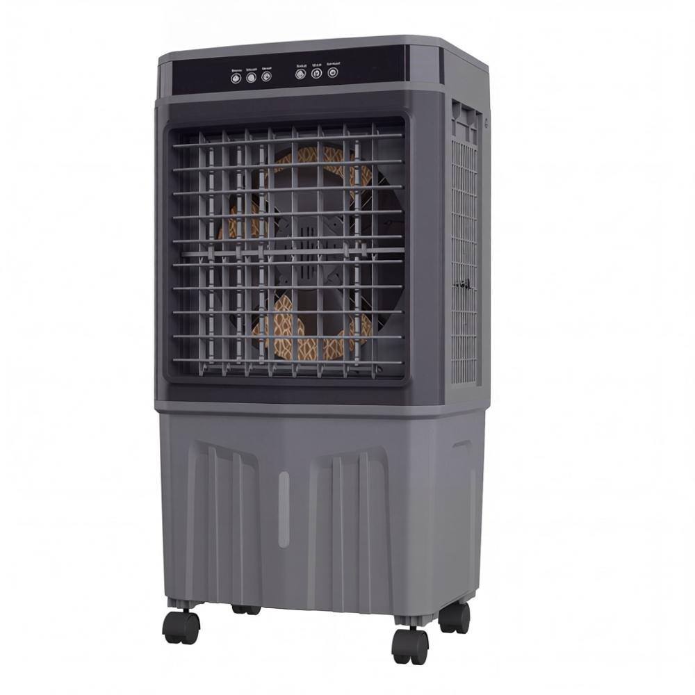 Portable Swamp Cooler 700 CFM 3-Speed Portable Evaporative Cooler for 280 sq. ft. 9.5Gal Water Tank,4 Ice Packs Black price history on PriceWatchPro