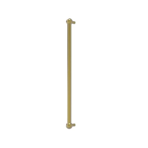 18 in. Center-to-Center Refrigerator Pull in Satin Brass