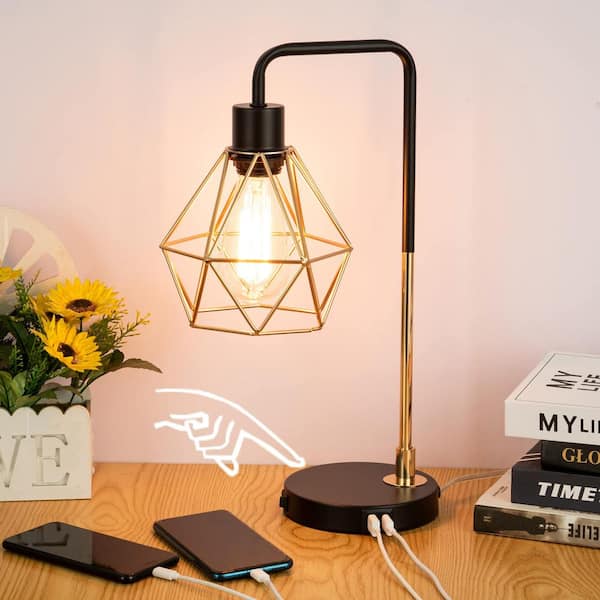 YIEONSHION Modern Desk lamp Smart Magnetic Balance Lamp, Bedside Table Lamp  Suspension Balance Light Creative LED Night Light Wood Desk Lamp Fun