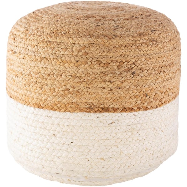 Artistic Weavers Senan Ivory Accent Pouf