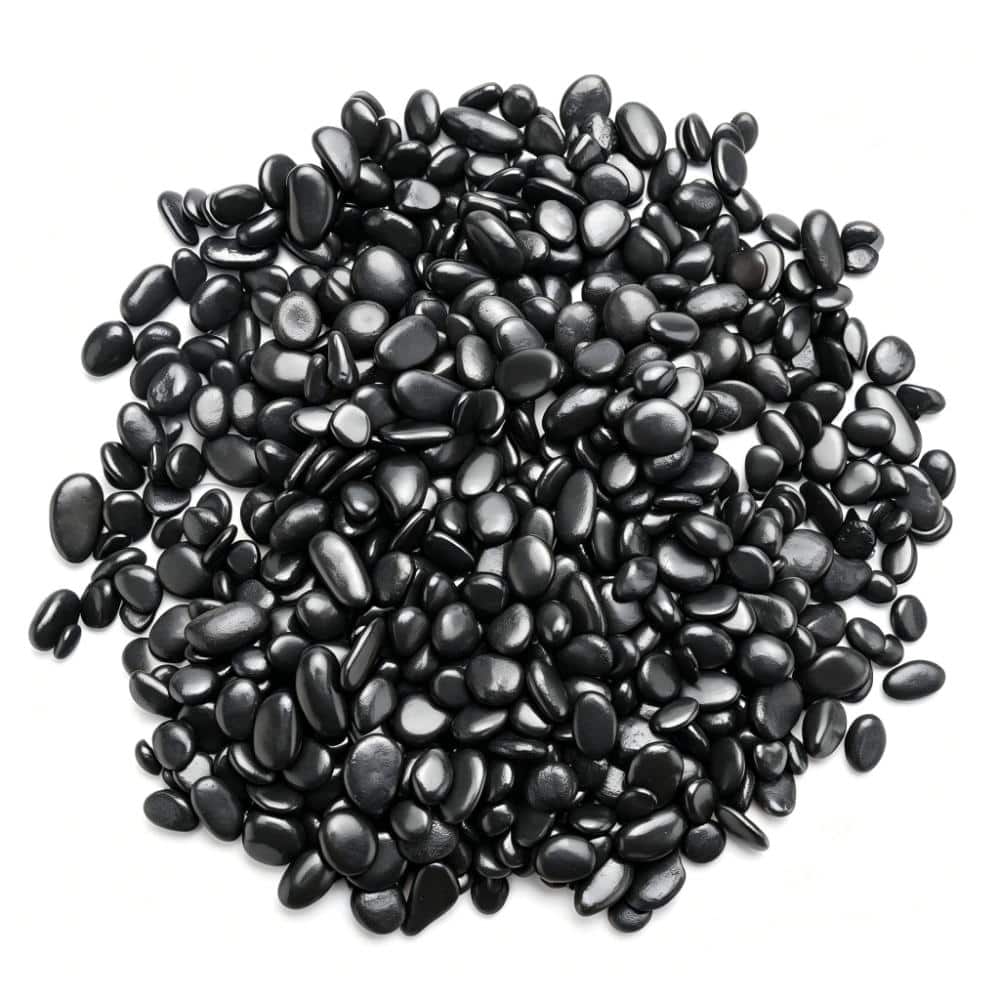 6 lb 3/8 in. River Rocks Polished Decorative Black price history on PriceWatchPro