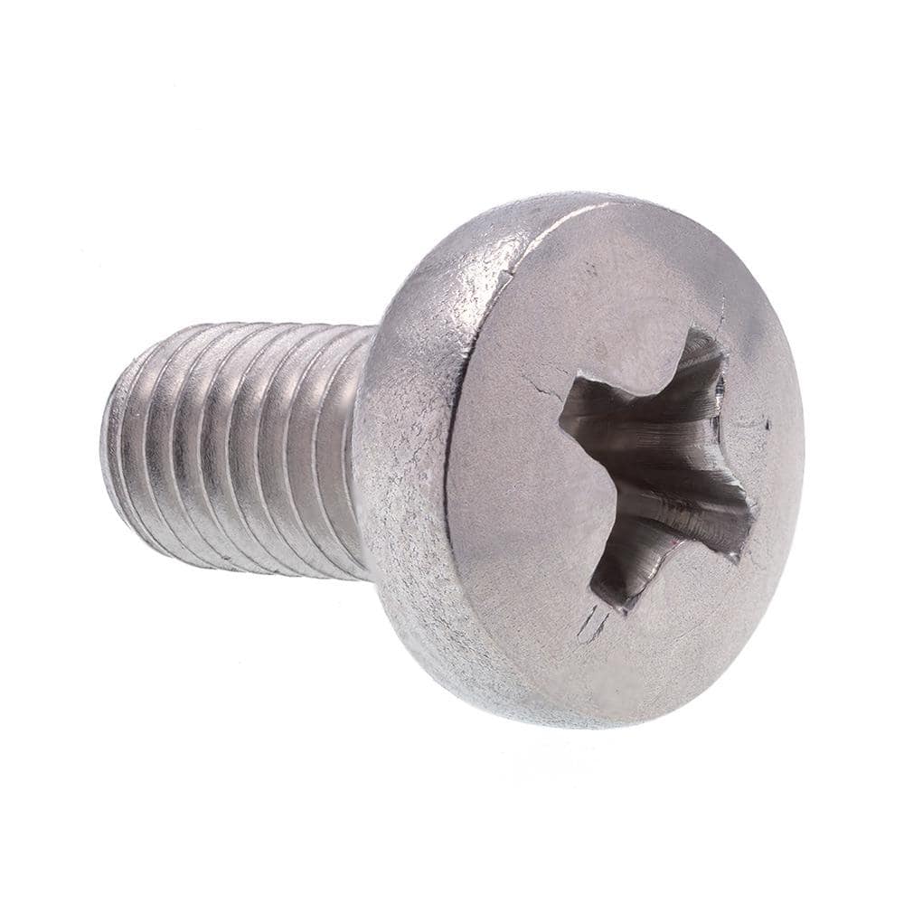 M6 x 10mm Threaded Phillips Flat Head Countersunk Bolts Machine Screws 10 Pcs 