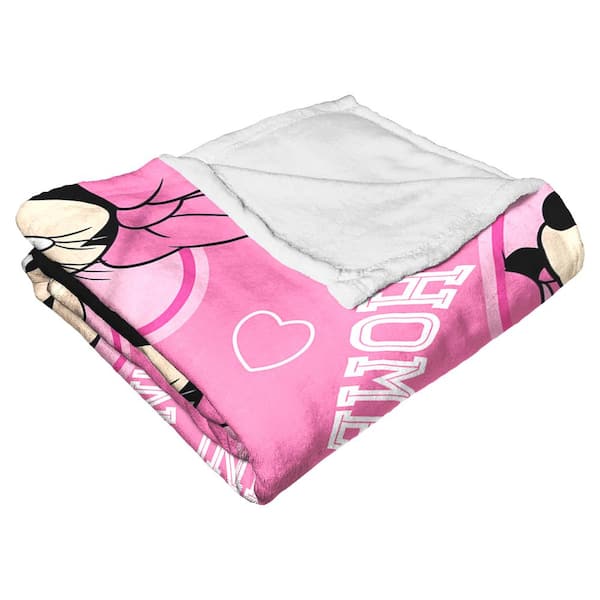 Minnie mouse blanket discount and pillow set