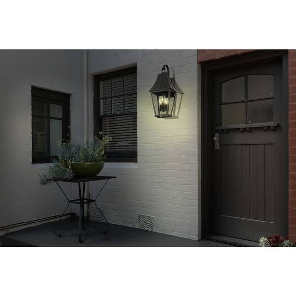 Sullivans Hurricane Lantern -Set of 2 - Black