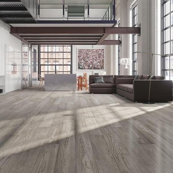 Blushing Cohen 1/4 in. T x 7.5 in. W Click Lock Wire Brushedf Engineered Hardwood Flooring (23.32 sq.ft./case)