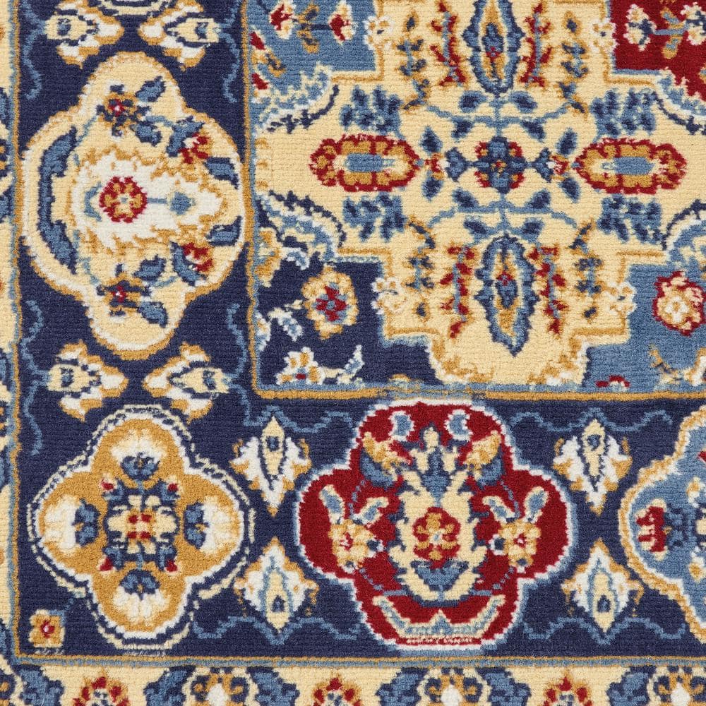 Grafix Traditional Persian Multicolor Synthetic Area Rug 3' x 5'