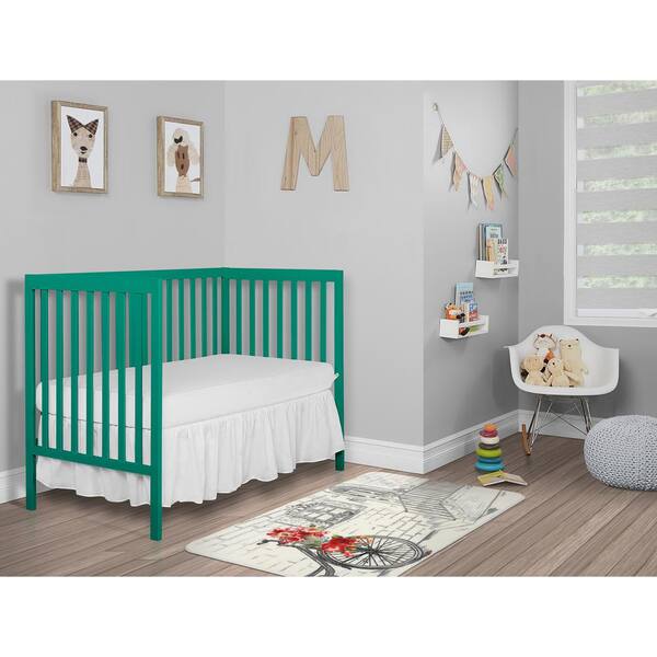 emerald green crib