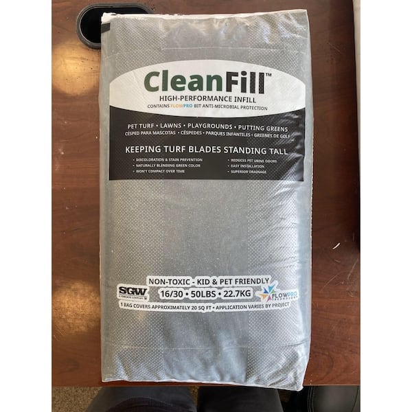 TrafficMaster CleanFill Green 25 lbs. Artificial Grass Infill Bag