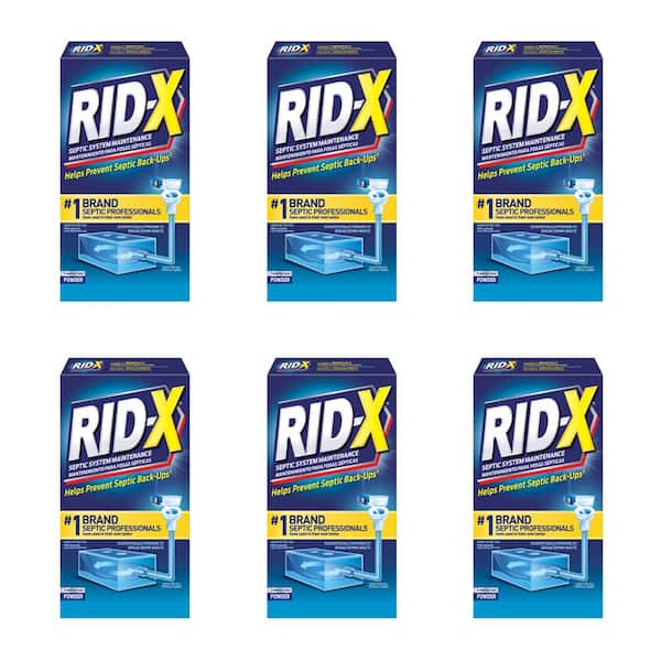 RID-X 9.8 oz. Powder Septic Tank Treatment (6-Pack)