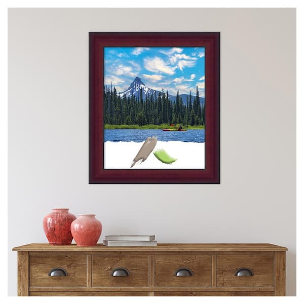 Amanti Art Canterbury Cherry Wood Picture Frame Opening Size 20 x