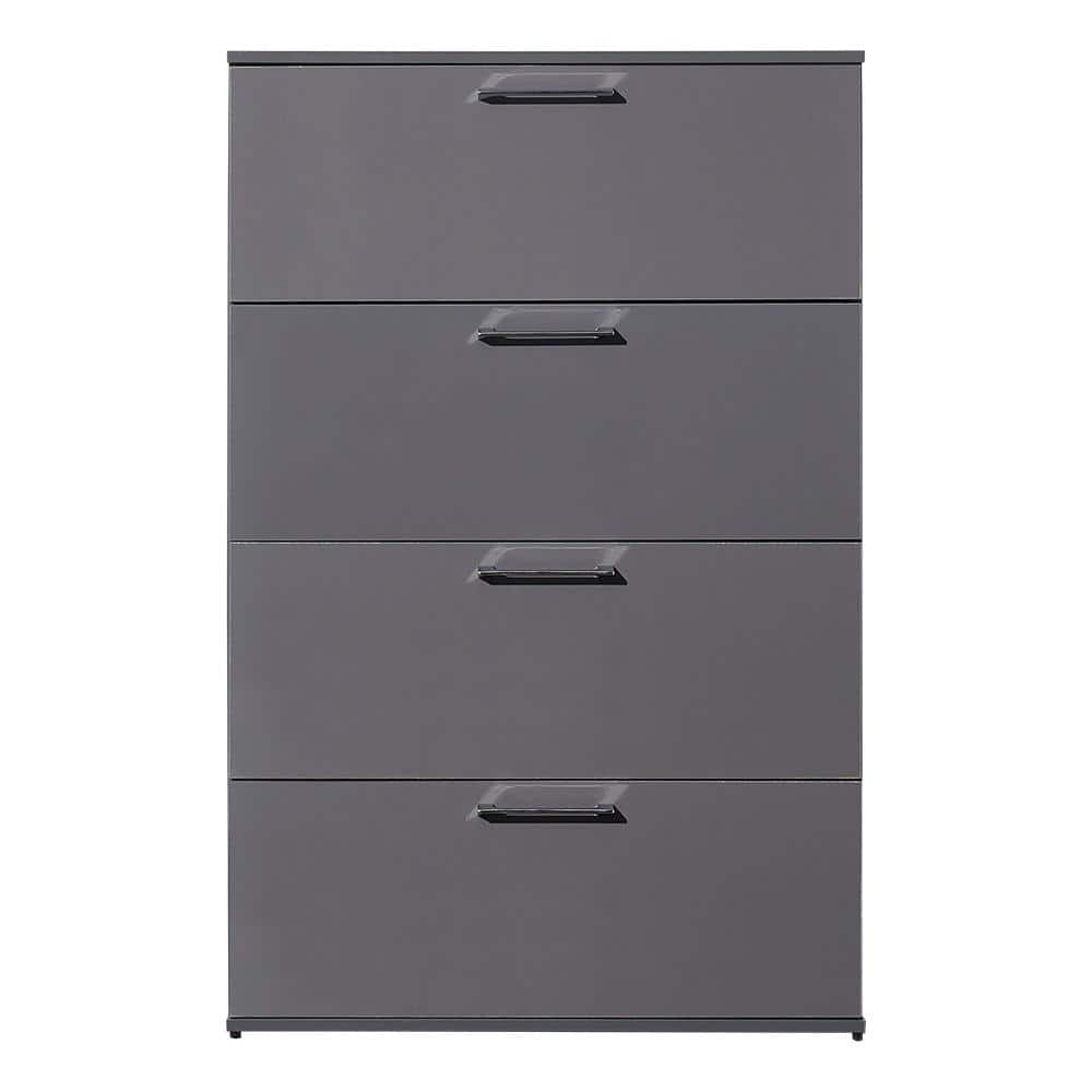 Dark Gray Four-Drawer Garage Tool Chest, Glossy Finish, Extra Deep Drawers, Full Extension Ball Bearing Slides price history on PriceWatchPro