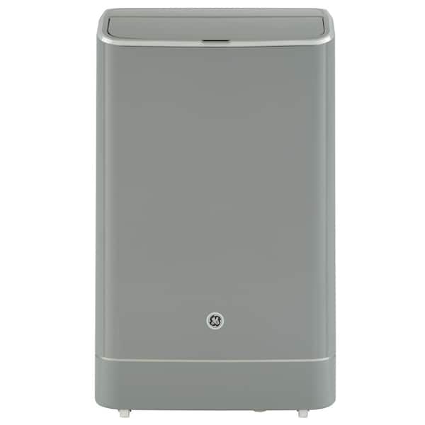 GE 10,000-BTU 3-in-1 Portable Air Conditioner for 450 Sq. Ft. Medium Rooms with Dehumidifier and Remote in Gray