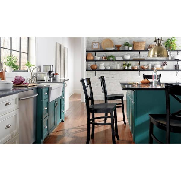 Charlotte Unfinished Wood 24 in. Counter Stool