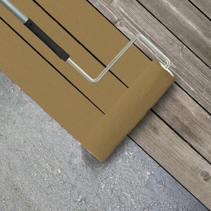 1 gal. #S310-5 Brazilian Citrine Textured Low-Lustre Enamel Interior/Exterior Porch and Patio Anti-Slip Floor Paint