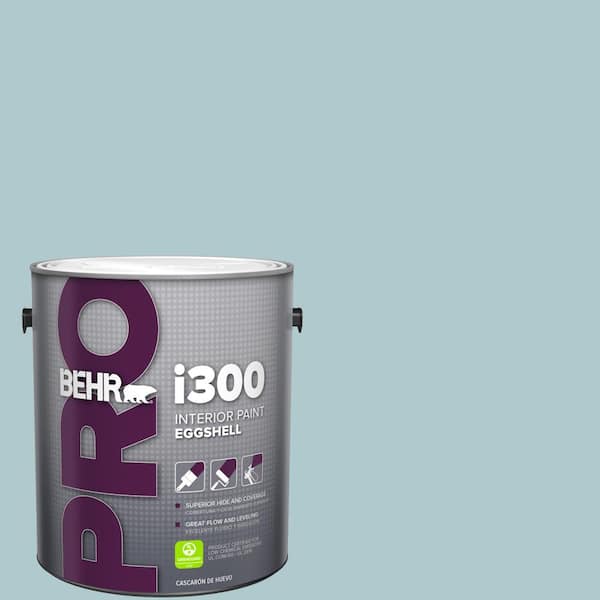 BEHR PRO 1 gal. #HDC-SM14-8 Floating Blue Eggshell Interior Paint