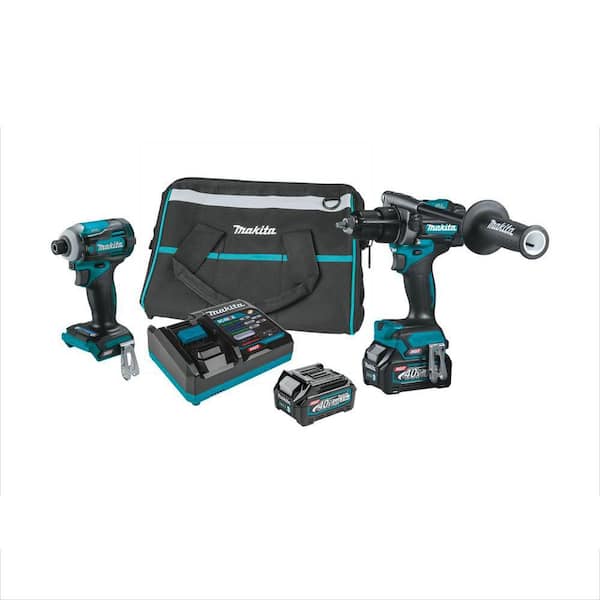 Makita 40V Max XGT Brushless Cordless 2-Pc. Combo Kit (Hammer Driver-Drill/Impact Driver) 2.5Ah