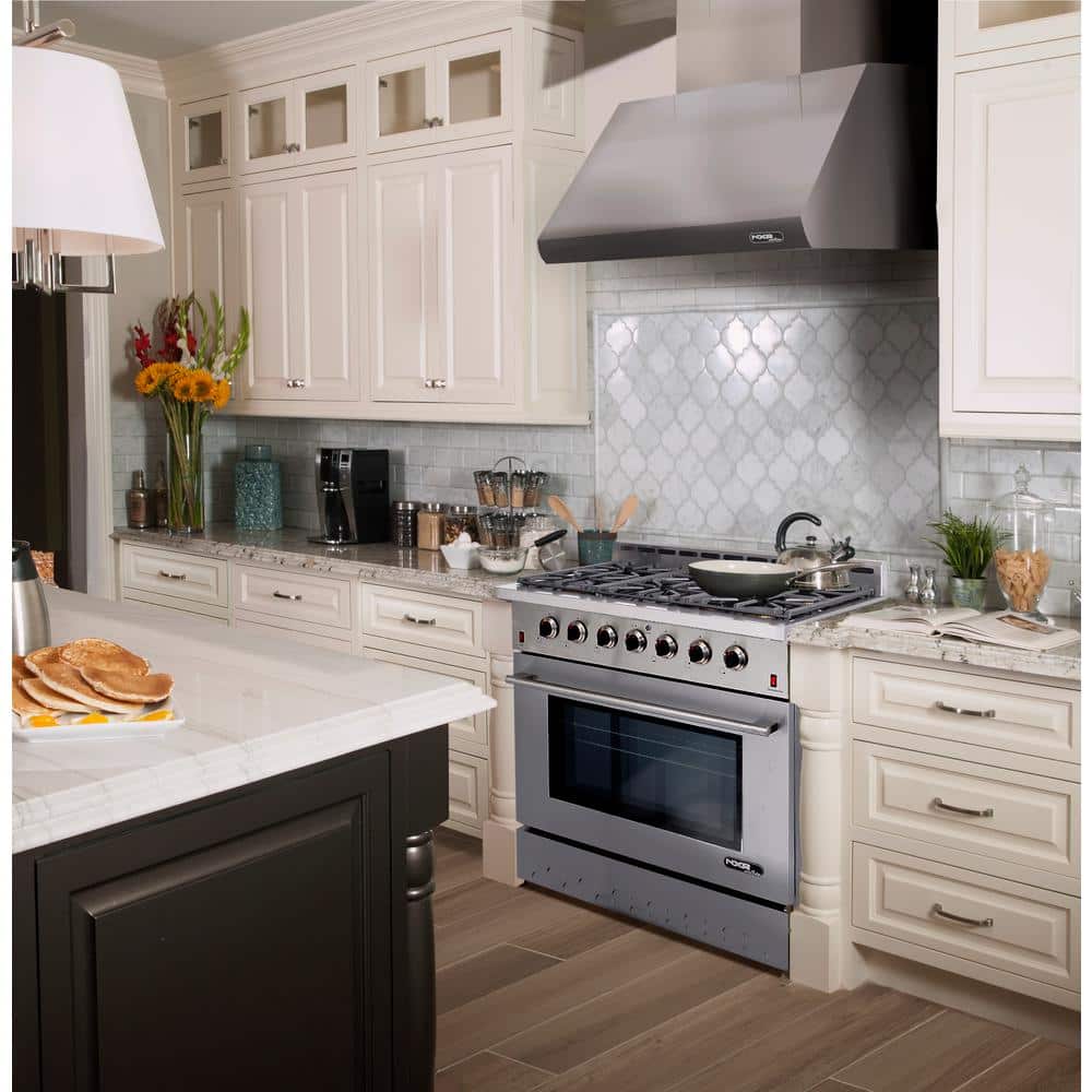 NXR 36" Stainless Steel Under Cabinet Range Hood with LED Lights