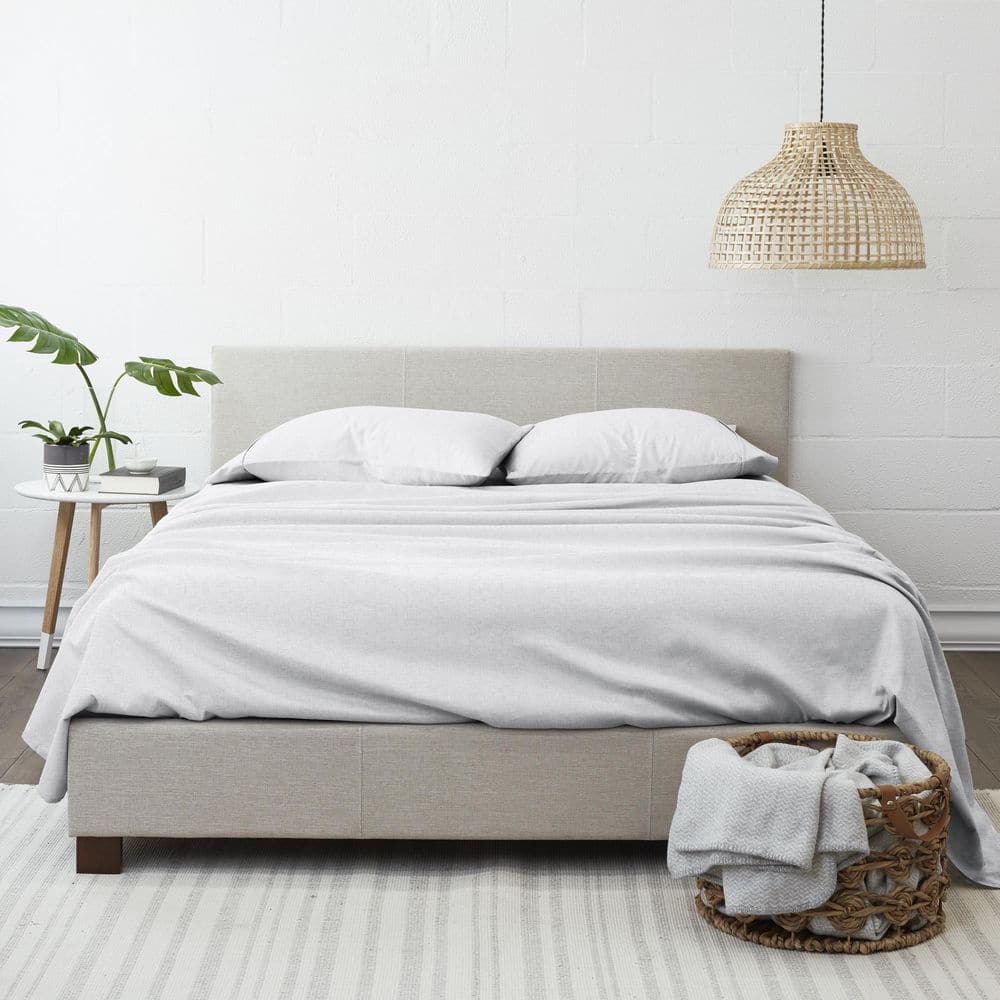 White Twin Deep Pocket Microfiber Sheet Set