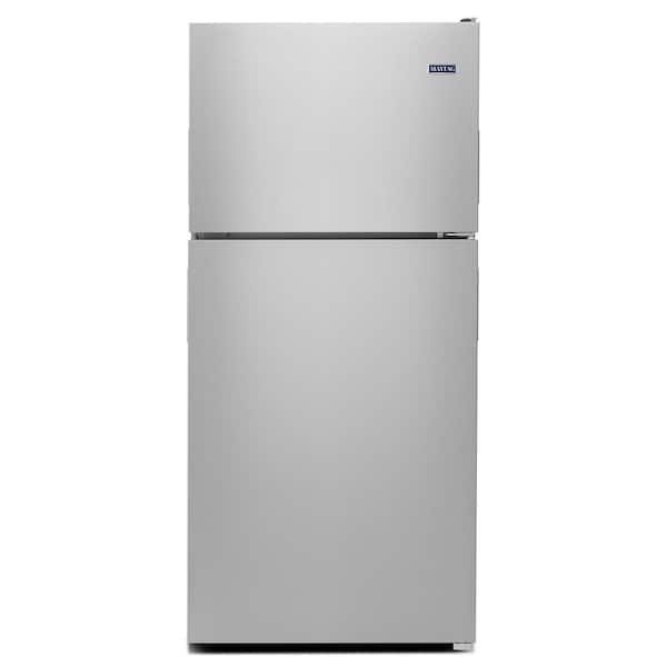 Maytag 18 cu. ft. Top Freezer Refrigerator in Fingerprint Resistant Stainless Steel