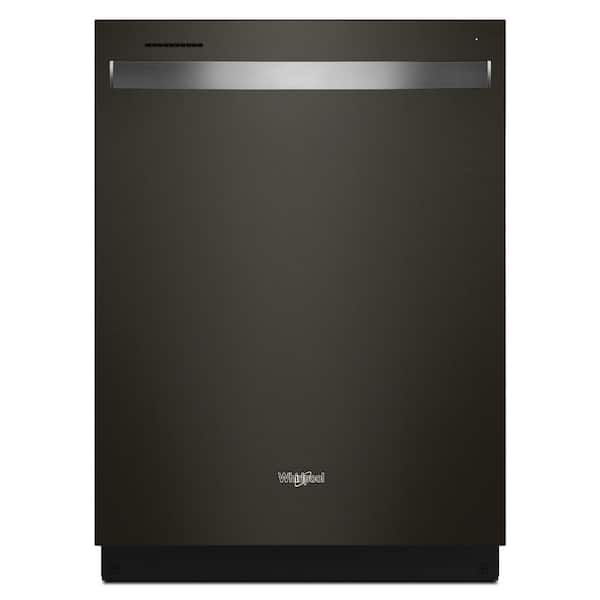 Whirlpool 24 in. in Fingerprint Resistant Black Stainless Dishwasher