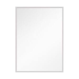 Kit 36 in. x 24 in. Polished Nickel Transitional Rectangle Mirror