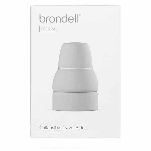 Brondell GoSpa Collapsible Portable Travel Bidet with in Gray GS-60GRA - The Home Depot
