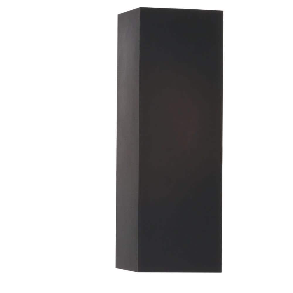 Progress Lighting 18" Black Porcelain Outdoor Wall Sconce