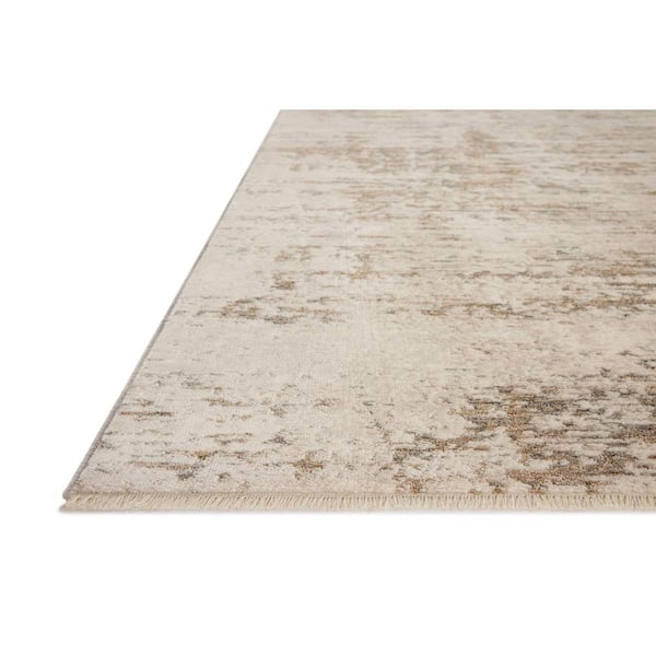 Nellie Dove / Natural 11 ft. 6 in. x 15 ft. 7 in. Contemporary Area Rug