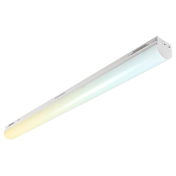48 In. Integrated LED Linear Light, 5CCT, 40W-68W, Up to 10000LM, 110° Beam, Dimmable, Damp Rated, UL & DLC Listed