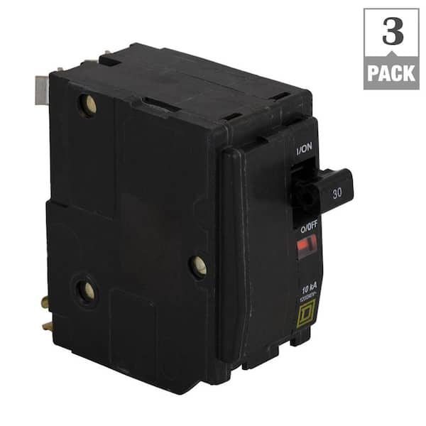QO 30 Amp 2-Pole Circuit Breaker (3-Pack) QO 30 Amp 2-Pole Circuit Breaker (3-Pack)