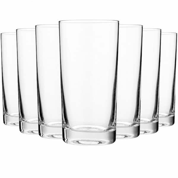 16 oz. Glass Highball Glass (Set of 6), Tall Drinking Glasses, Tom Collins Glasses, Mojito Glass Cups, Robust Durability