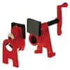 H-Style 3/4 in. Black Pipe Clamp Fixture Set