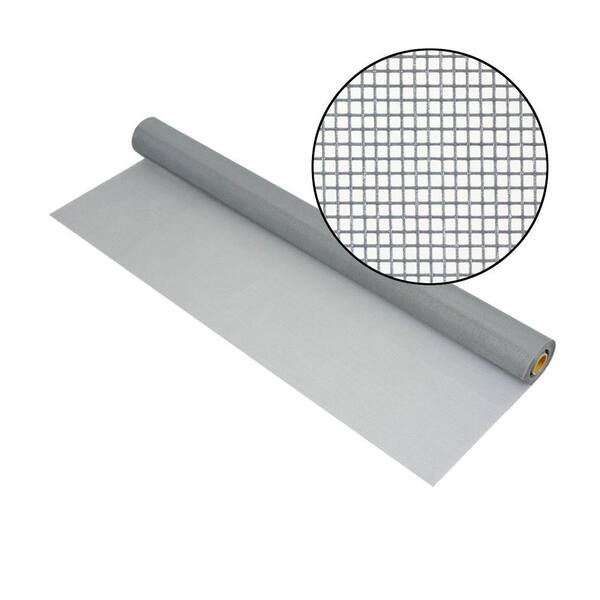 Phifer 36 in. x 100 ft. Silver Gray Fiberglass Screen