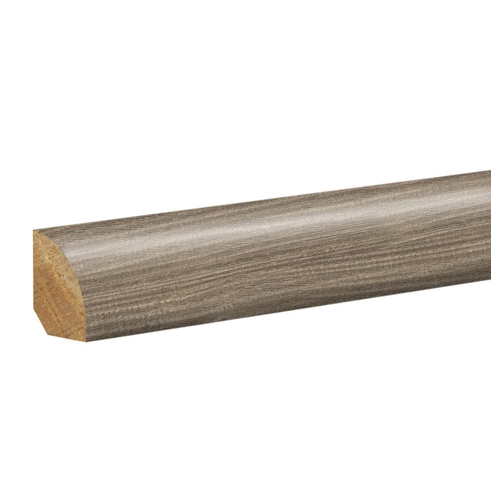 Crater 0.62 in. T x 0.75 in. W x 94.5 in. L Textured Wood Look Laminate Moulding/Trim Quarter Round Molding price history on PriceWatchPro