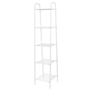 Zenna Home 9437CH Espresso Wood Ladder Linen Tower