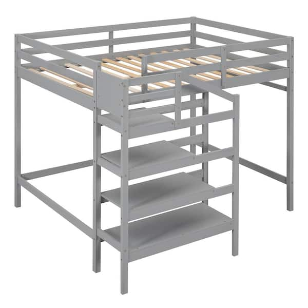 Eberhardt full size 2024 stairway loft bed