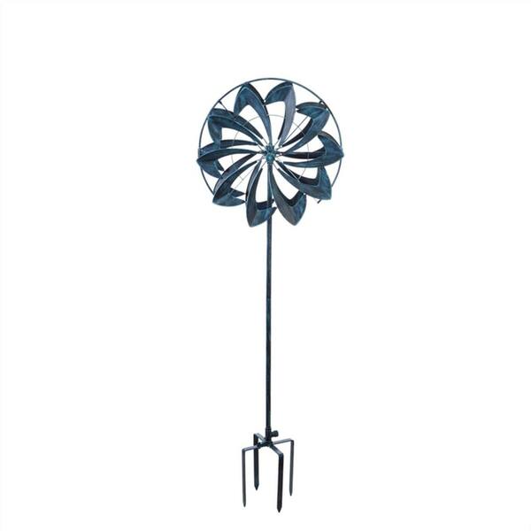 Evergreen 75 in. Antiqued Blades Hydro Wind Spinner47M2427