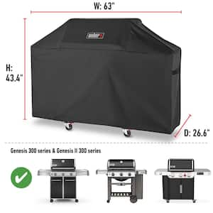 Genesis 26 in. 3 Burner Premium Gas Grill Cover